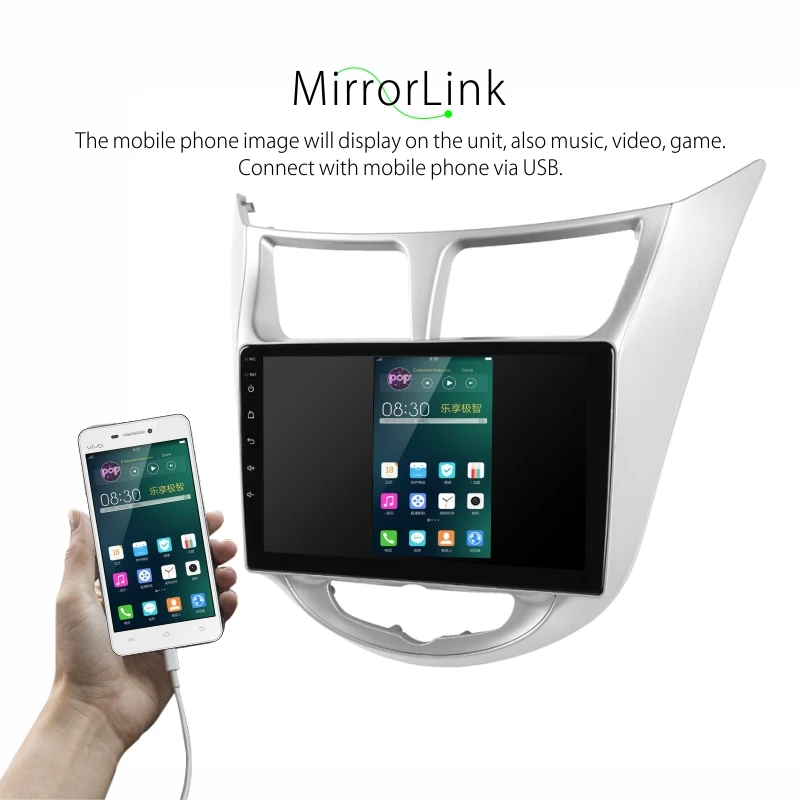 Discount Android 9.0 Car Radio Multimedia Video Player Navigation GPS For solaris Hyundai 1 2 Accent Reina Verna sedan 2010-2016 carplay 1