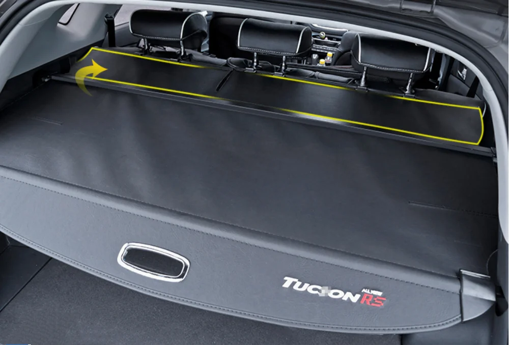 Для hyundai Tucson- специальный чехол для багажника материал занавеска задняя шторка Выдвижная космическая сумка для багажника автомобиля-Стайлинг