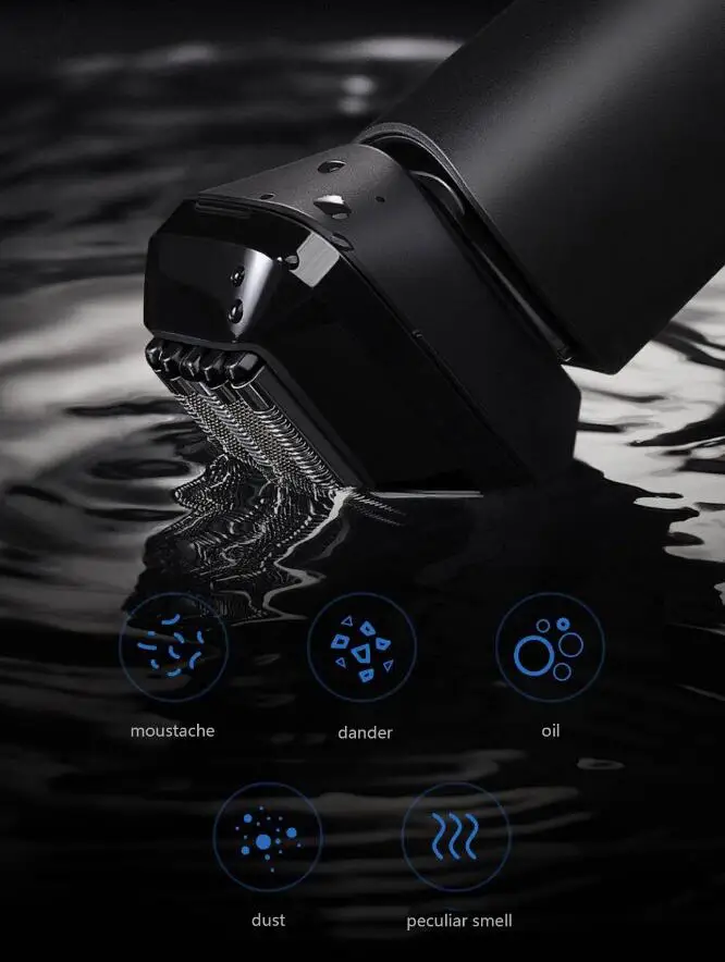 Xiaomi Mijia Reciprocating Electric Shaver Razor 5 Cutter Heads 15,000rpm Type-C Rechargeable Waterproof Omnidirectional Floatin (7)