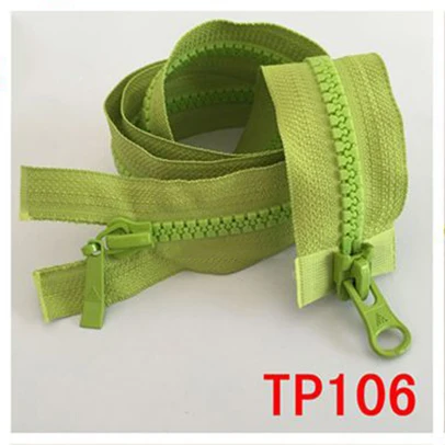 Fruit green Meetee 5 шт. 80 см 5# Многоцветный резиновый двойной открытый хвост молния Сделай Сам пуховик Домашний текстиль Одежда ручная вышивка двойная голова молния - Цвет: Fruit green