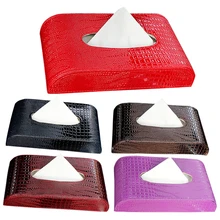 Тип приборной панели полотенце бумажный чехол Обложка для дома авто офис использовать красный фиолетовый сексуальный Змеиный узор кожа автомобиля коробка ткани блок