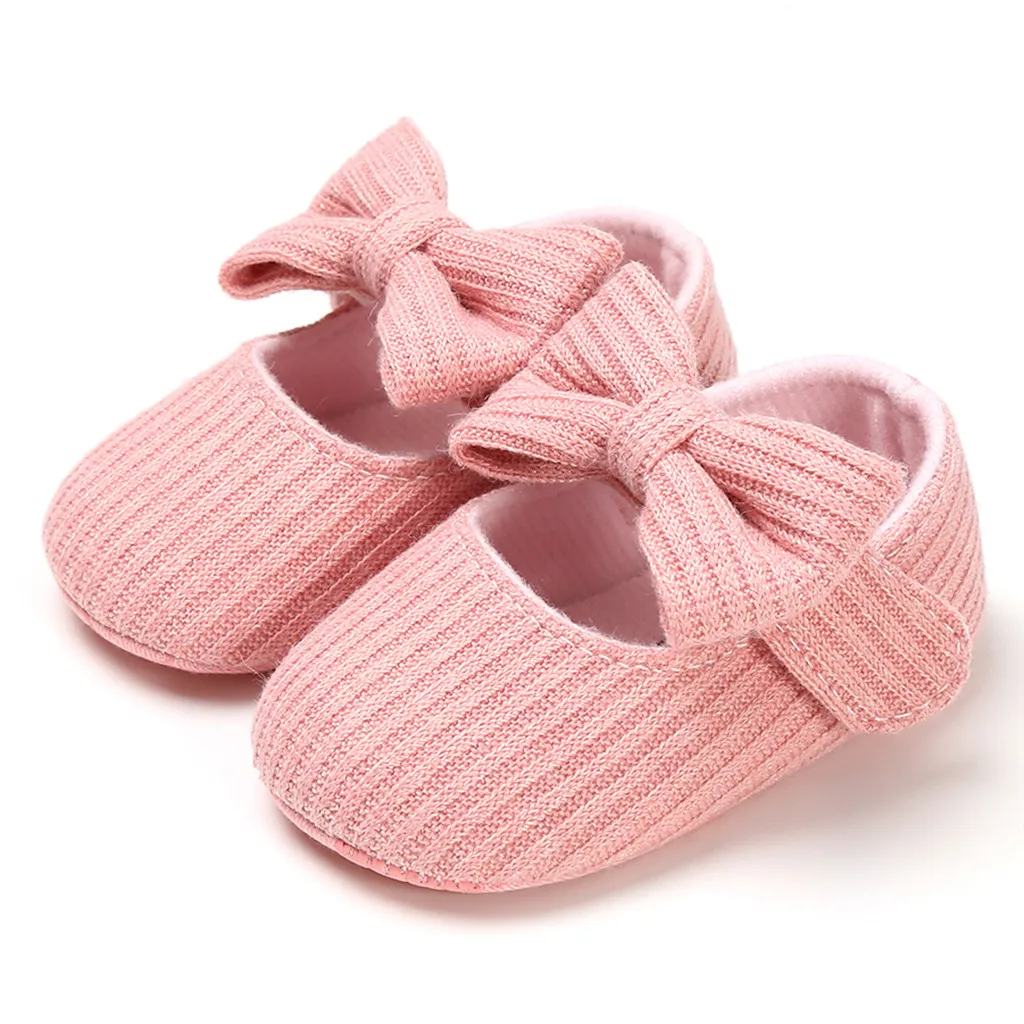 Fashion Baby Boots Infant Newborn Girls Boys Bowknot Shoes First Walkers Shoes Non-slip Soft Prewalkers Footwear Moccasin#p4
