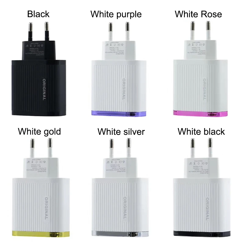 QC 3.0 4 Port USB Charger Wall Adapter Mobile Phone Charging for Universal Phones VH99