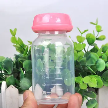 

125ML Breast Milk Baby Bottles Collection Storage Wide Neck BPA Free Storage Bottle Baby Accessories