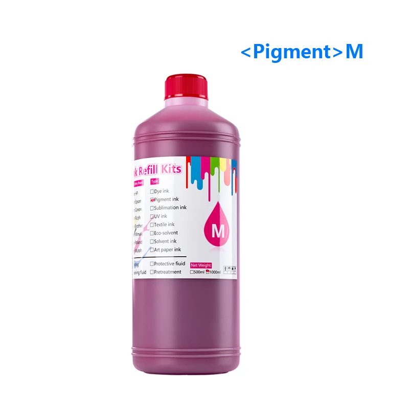 Tinta do Pigmento para Epson 1000ml Impermeável T3000 T3070 T3200 T3270 T5000 T5070 T5200 T5270 T7000 T7070 T7200 T7270 7700 9700 - Imagem 4