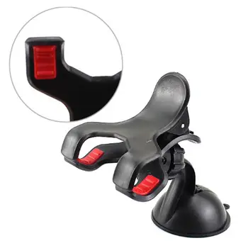 

360 Rotating Universal Windshield Car Double Clip Mount Window Desktop Suction Cup Holder Stand Cradle For Cell Phone GPS