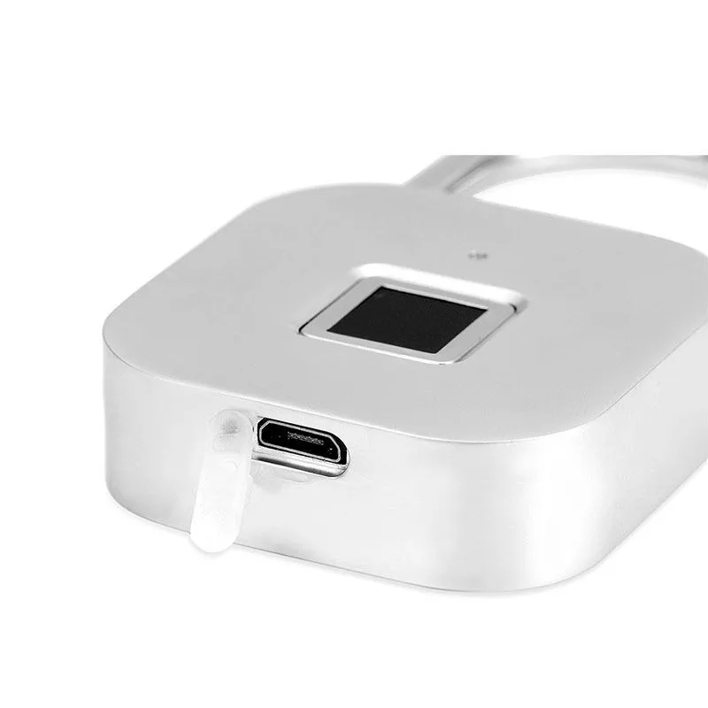 Quality Security Padlock Fingerprint Lock Door Luggage Anti-theft Safety Smart Rechargeable Electronic