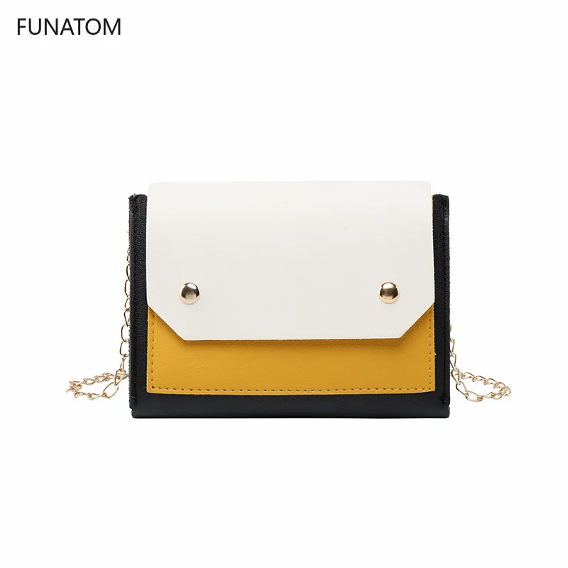 Модные маленькие сумки через плечо для женщин 2019 Мини из искусственной кожи