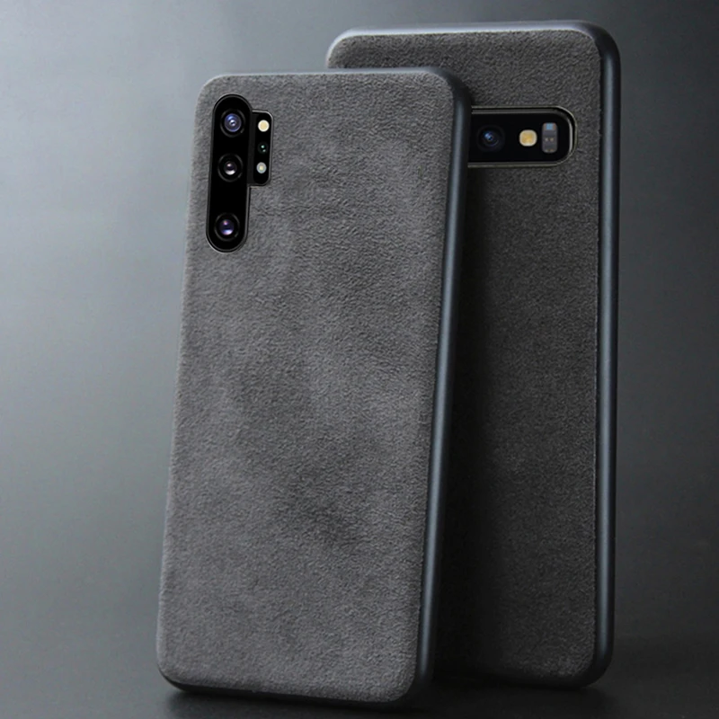 Кожаный чехол для samsung Note 10 plus 10+ A50 A70 A40 A60 A20 A30, противоударный чехол из замши для samsung galaxy s10 plus