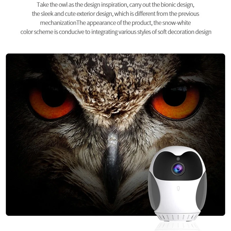 Owl Camera Home Infrared Sports 360 Panoramic Camera HD Smart Two-Way Voice Camera