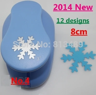 8 см снежинка 3 ''большой DIY ремесло удар для EVA перфоратор для создания карт креативное тиснение канцелярские принадлежности для детей Скрапбукинг S2888