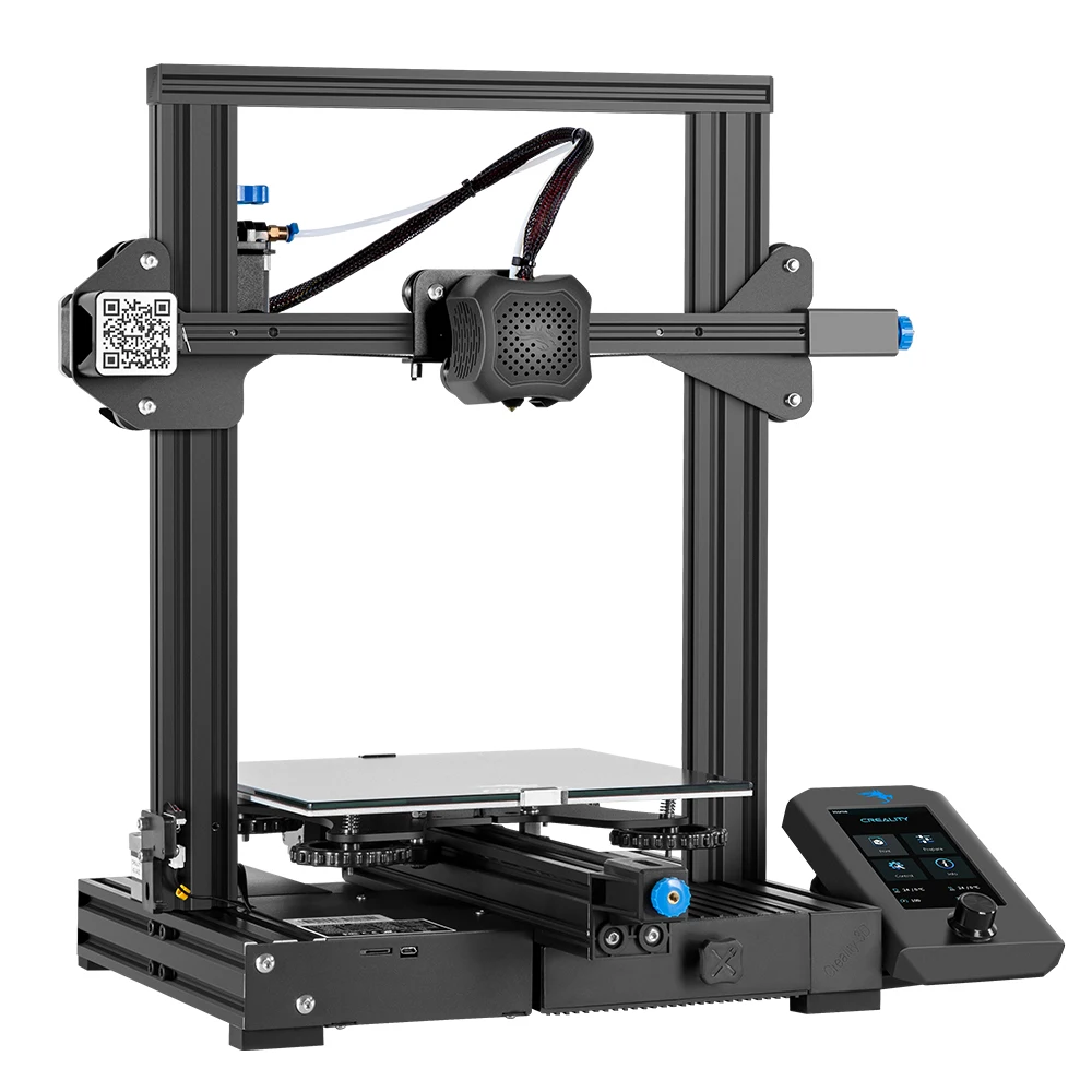 Creality 3D Printer Ender-3 V2/Ender 3 V2 NEO 3D Printer Resume Printing 32  Bits Slilent Mianboard UI&4.3InchColor Lcd Glass Bed - AliExpress