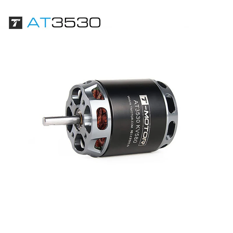 

T-Motor Long Shaft Outer Rotor Brushless 580KV Motor AT3530 for FPV fixed wing rc drone Multi-Purpos Aircraft accessories