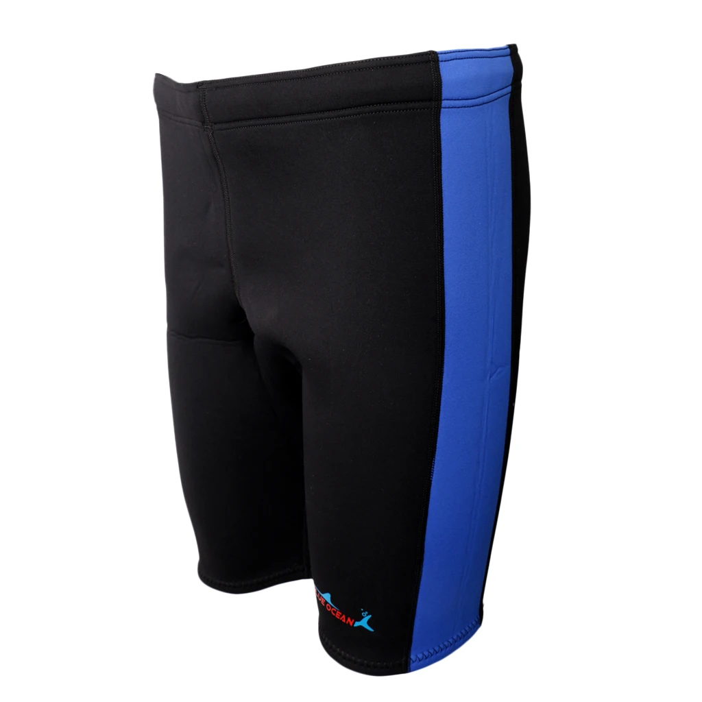 3 мм неопреновый каноэ каяк серфинг плавание Велоспорт гидрокостюм шорты для водных видов спорта Дайвинг - Color: M Blue and Black