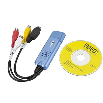 

For Easycap USB 2.0 Easy Cap Audio Video Capture Adapter VHS DVD DVR TV Capture Card Converter Support Win 10 For MAC IOS Drive