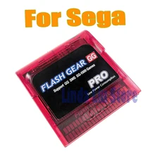 1 pz per Sega Flash Gear Pro risparmio energetico carrello Flash cartuccia di gioco scatola di carte PCB gioco Gear GG lunga durata della batteria bassa potenza MOD