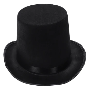

New Magician Black Hat Halloween Hat Jazz Hat black