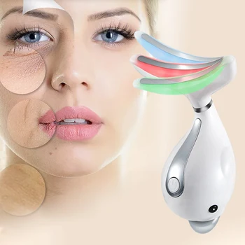 

Practical Led Face Light Therapy Neck Massager Double Chin Wrinkle Removal Beauty Spa Product Skin Lifting Tighten Neck Women