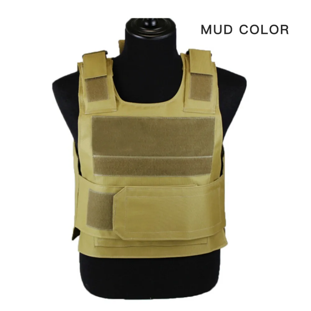 Adjustable Tactical Vest Outdoor Hunting Airsoft Paintball Molle Vest With Chest Protective Plate Carrier Training Protective