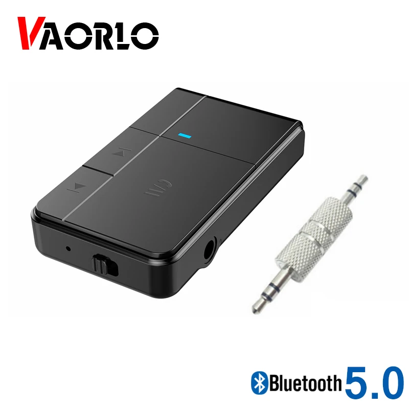 Автомобильный музыкальный Bluetooth-приемник VAORLO с микрофоном гарнитура 3 5 мм AUX APTX