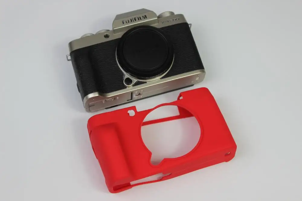 Della Macchina Fotografica Molle Della Protezione Del Silicone Della Cassa Della Pelle Per Fujifilm Fuji X-T200 Xt200