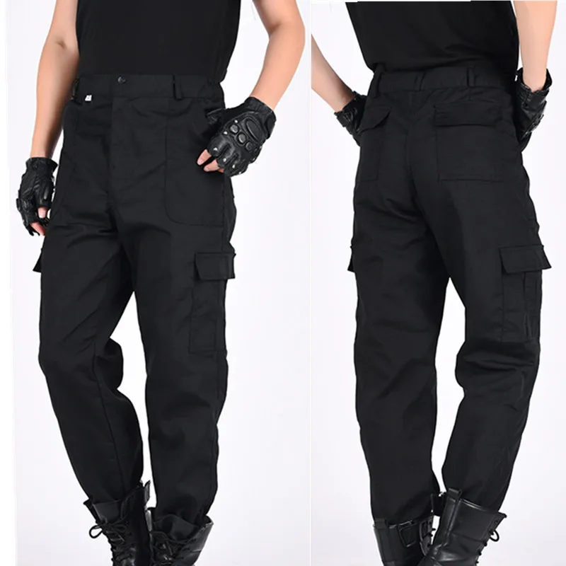Cameland Men's Cargo Trousers Work Wear Combat Safety Cargo 6 Pocket Full Pants  Cargo Pants for Men Work Pants Streetwear 