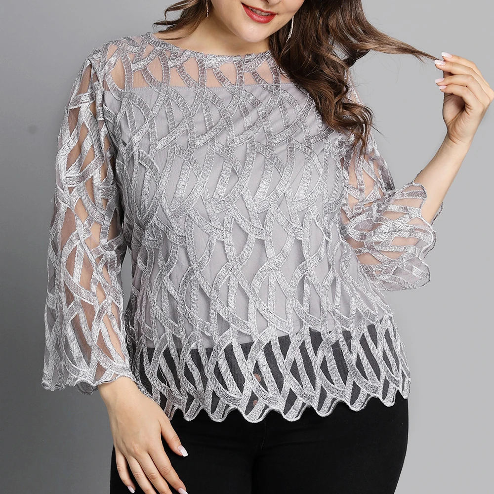 nice plus size blouses