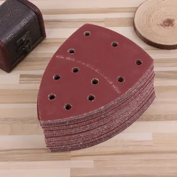

60pcs 11-hole Sandpapers Sanding Sheets Abrasive Discs 40/60/80/120/180/240 Grit 35ED