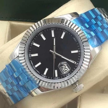 

luxury watch men AAA 40mm automatic mechanical No battery sweeping Date JUST stainless steel watches 2813