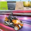 Wireless Radio Control Electric Motorcycle 1:10 Remote Control Vehicle Self Balanced Stunt 3 Wheels Car Outdoor Toys Child Gifts 3