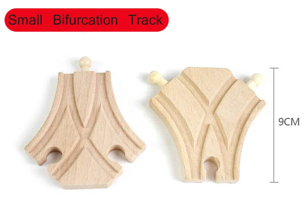 Wooden Railway Track Accessories Wooden Train Track Set Wood Rail Tracks Fit For Thomas Train Car Toy Educational Toys Kids Gift toy motorcycle