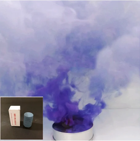 5 шт. дым торт красочный спрей дымовой эффект круглая бомба вечерние Для сцен и студий реквизит для фотосъемки волшебный свет туман вечерние DIY украшения - Цвет: blue