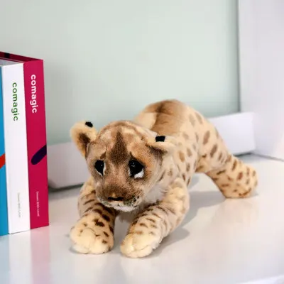 Lion Мягкие животные тигр, плюшевые игрушки подушки животных Лев Peluche Kawaii кукла хлопок девушка Brinquedo игрушки для детей - Цвет: Lion
