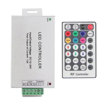 

Lighting Accessories RGB Controler RF Wireless Remote 28 Keys 12-24V 3 Channels LED Controller for RGB LED Strips Light