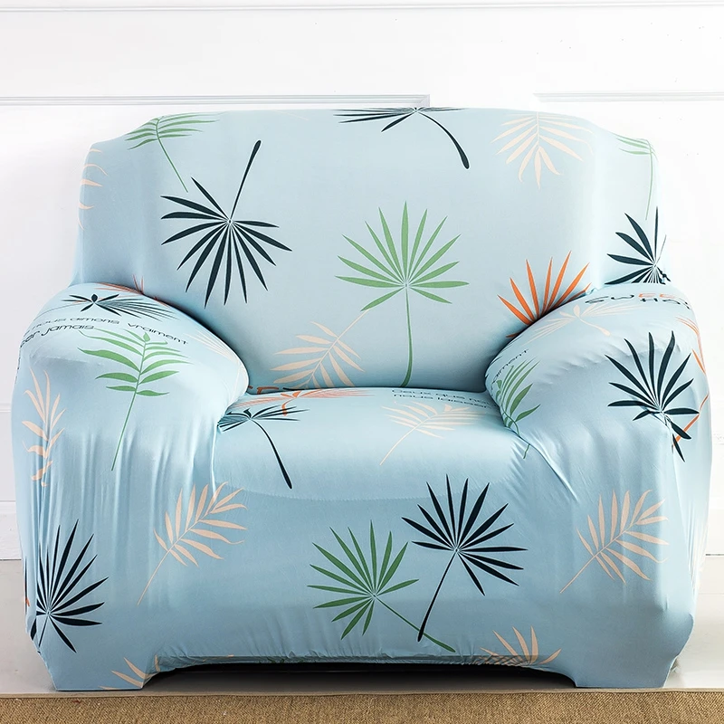 Maple Leaf Pattern Elastic Stretch Universal Sofa Covers Throw Protector Couch Corner Living Room Furniture 1/2/3/4 Seater