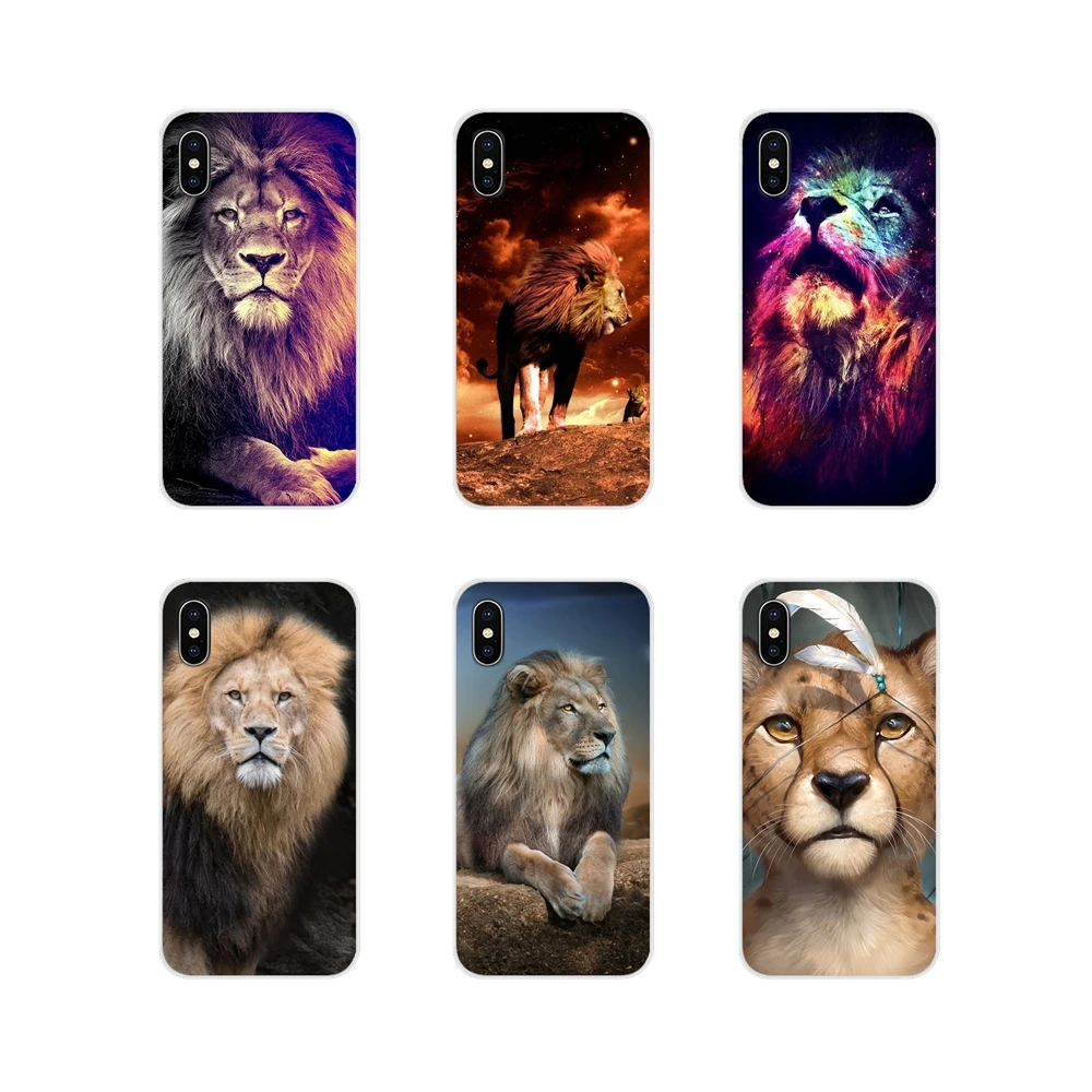 Аксессуары чехлы для телефонов Cool King Lion Drawing Art samsung A10 A30 A40 A50 A60 A70 Galaxy S2 Note 2 3