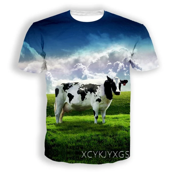 

Funny Cow 3D Print Causal Clothing New Fashion Men Women T-shirt Plus Size S-7XL harajuku graphic t shirts