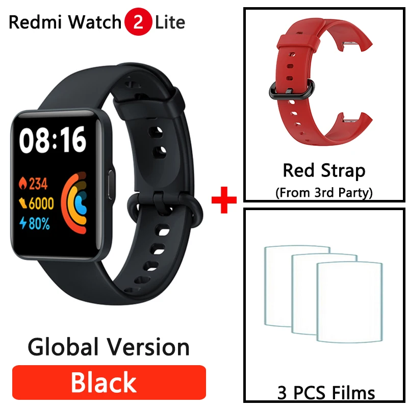 Smartwatch Xiaomi Redmi Watch 2 Lite  Xiaomi Redmi Watch Lite Global - Watch  2 Smart - Aliexpress