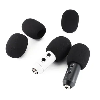 

5pcs Headset Replacement Foam Microphone Cover Mic Cover Windshield Headset Wind Shield Pop Filter Mic Cover Foam