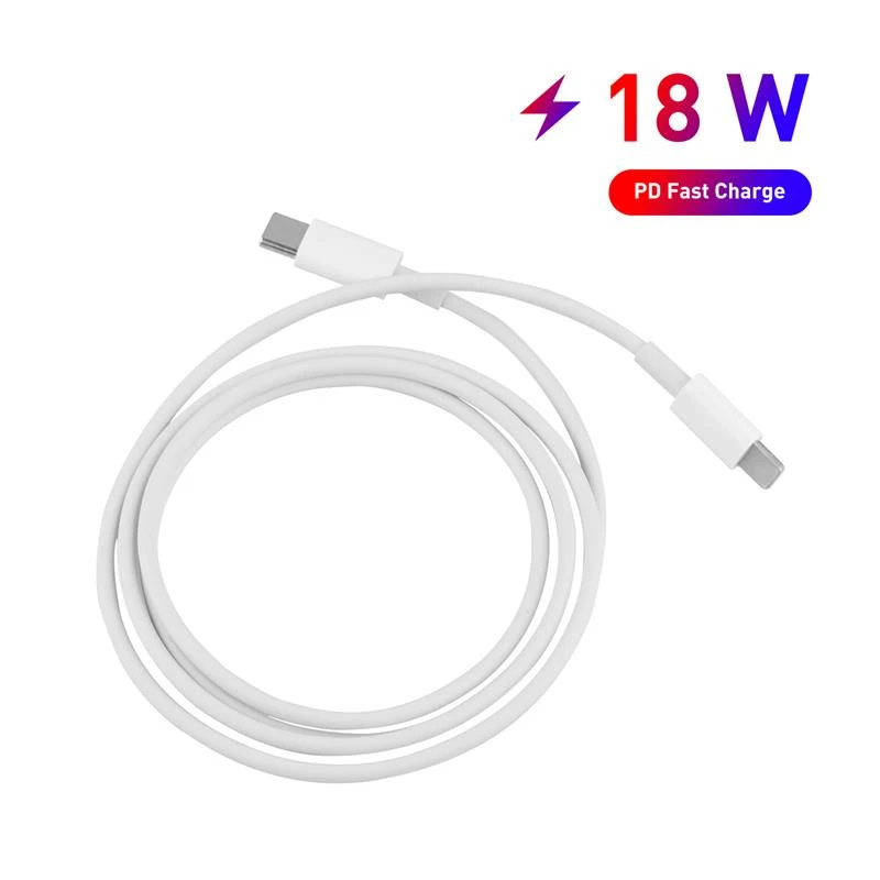 18W PD Fast Charging USB Type c Type-C to For Lightning Cable for iPhone 8 X XS XR 11 Pro Max 8plus 11pro 2A Charge Data line cable to connect phone to tv