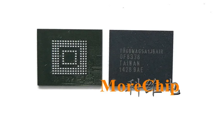 THGBMAG5A1JBAIR&nbsp;eMMC BGA153 For LCD TV NAND Flash Memory IC Chip 4GB&nbsp;Soldered Ball 20元 2个_副本