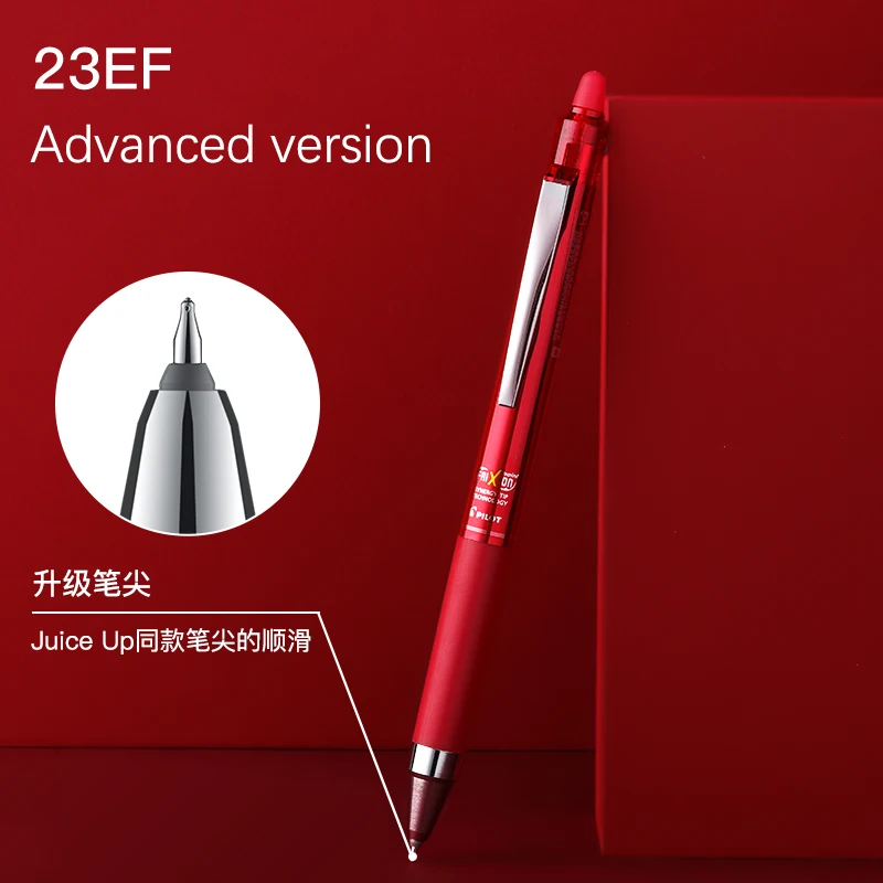 Pilot Frixion 지워지는 젤 펜, 컬러 잉크, Syunergy 팁, 펜 포인트, 8 가지 색상, 학생 및 사무용품 LFPK-25S4, 0.4mm, 0.5mm