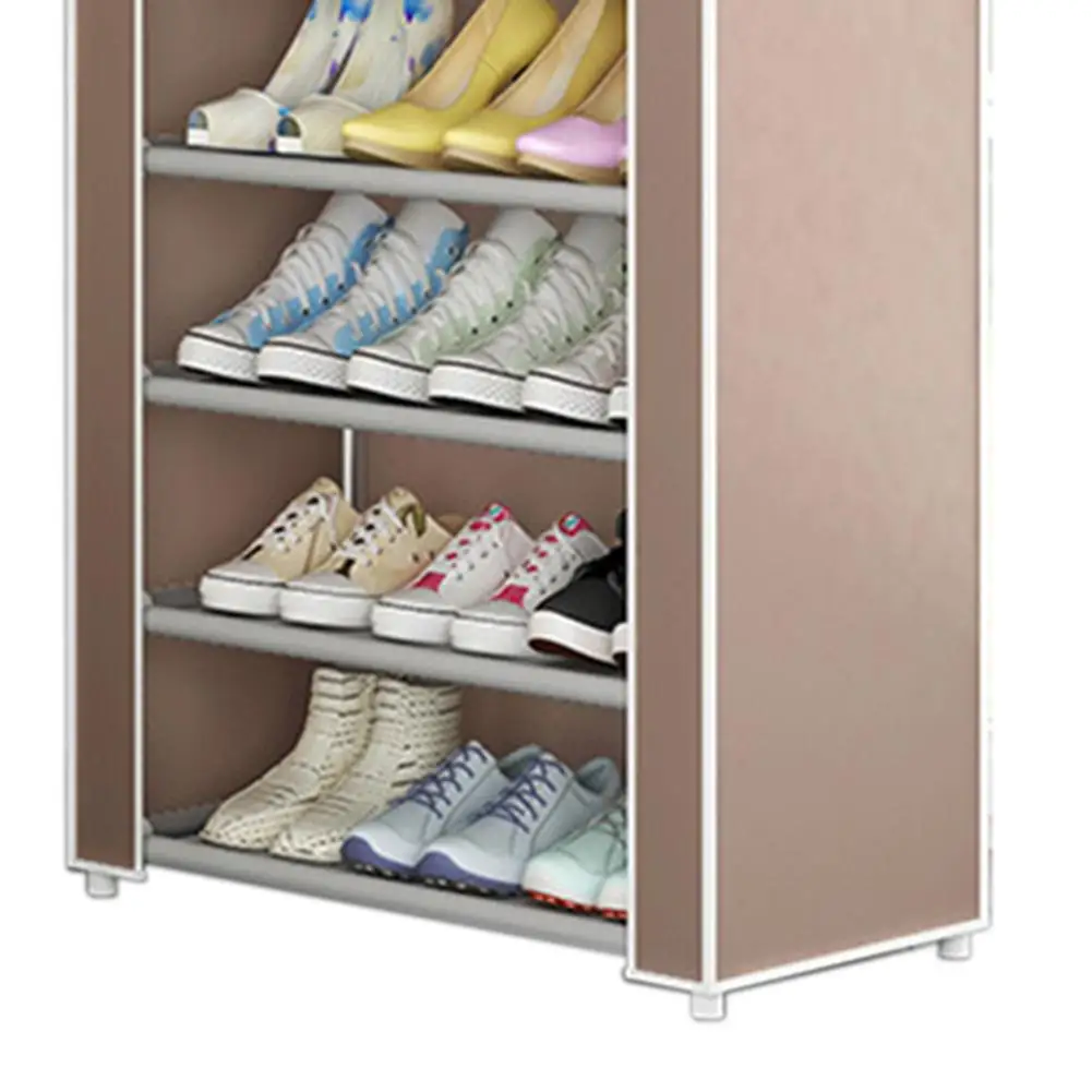 Стеллаж для обуви Органайзер для хранения обуви из нетканого материала шкаф-органайзер для домашней обуви стеллаж для хранения для экономии пространства простая установка