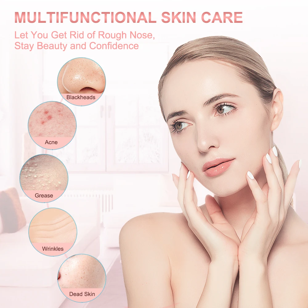 Blackhead Remover Vacuum Face Deep cleansing Nose Pore Cleaner Acne Pimple Removal Vacuum Suction Facial Beauty Skin Care Tool