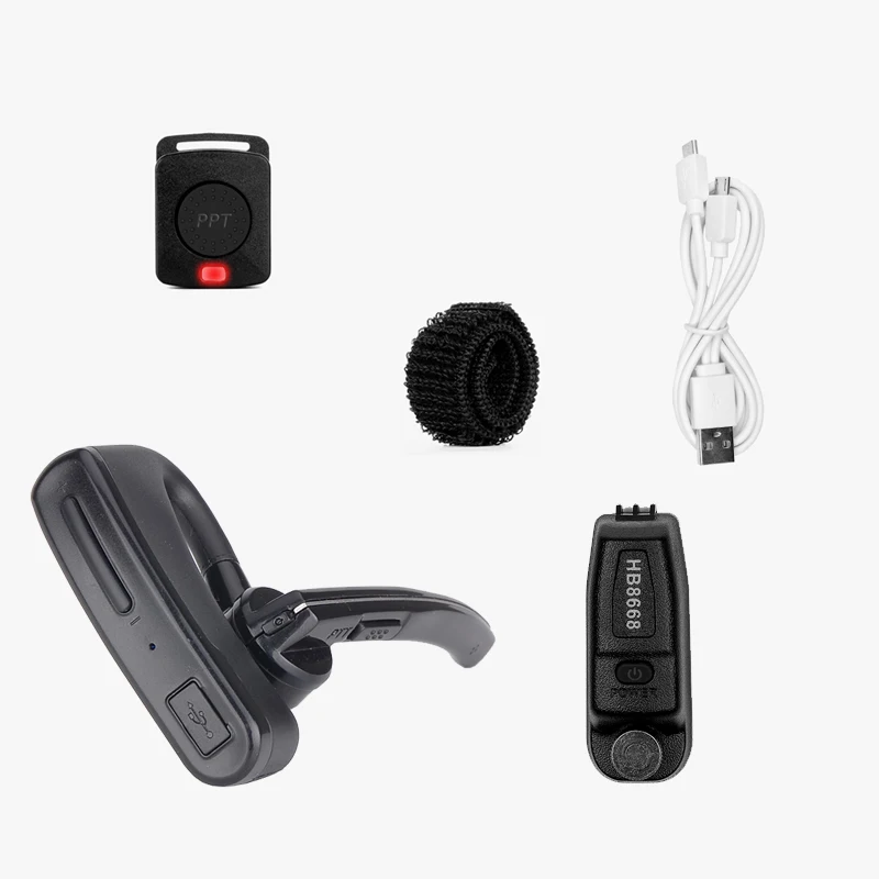 Walkie Talkie беспроводной наушник Bluetooth гарнитура двухстороннее радио наушники для Motorola P8668i GP328 DP8200 P8620 GP338D P8268
