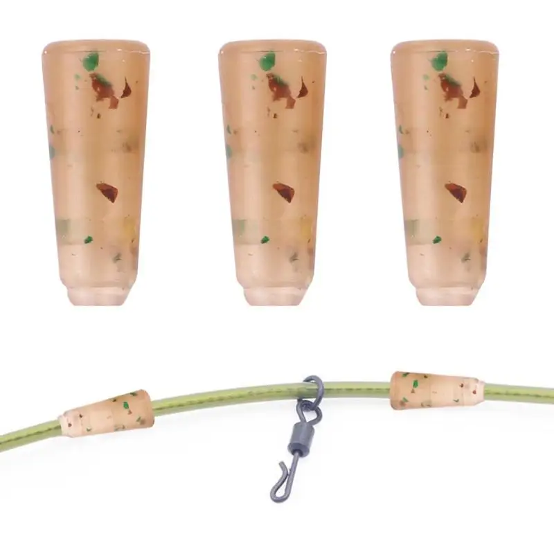 

Soft Anti Tangle Carp Fishing Hook Sleeve Practical Rubber Hair Rig Line Aligner Sleeves Necessary Outdoor Fishing Supplies