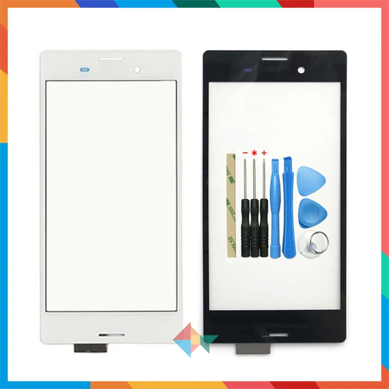 Высокое качество 5," для sony Xperia M4 Aqua E2303 E2333 E2353 сенсорный экран дигитайзер Переднее стекло объектив сенсорная панель