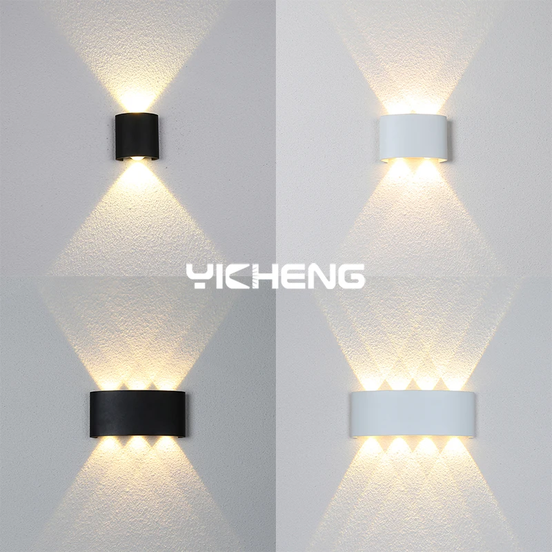 Led Wall Lamp 8w 6w 4w 2w Aluminum Indoor Wall Lights Living Room