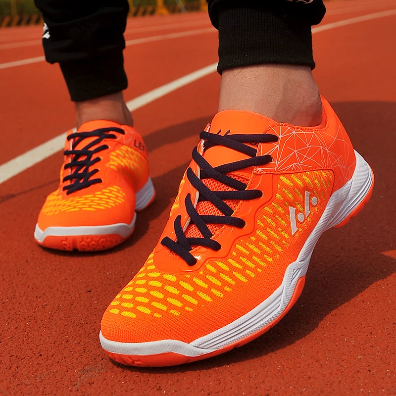 Couple Professional Badminton Shoes Boy Volleyball Sneakers Tennis Sports Fitness Shoes Exercise Non-slip Badminton Shoes