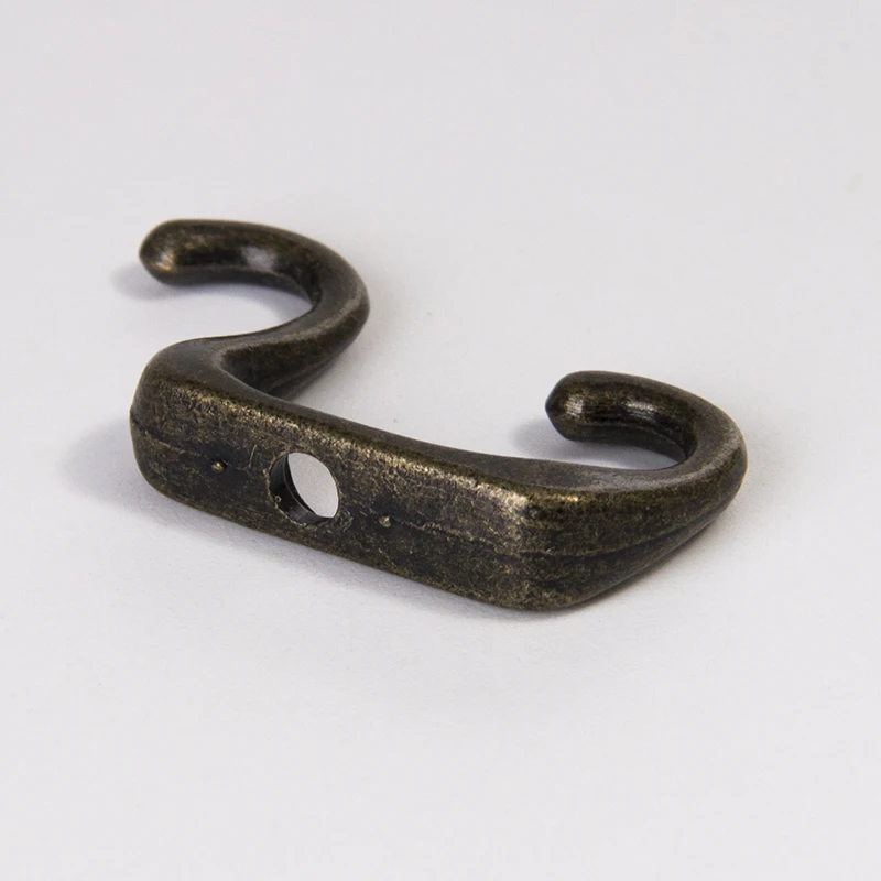Storage Hook Zinc Alloy Material Necklace Jewelry Mini Dual Hook Holder